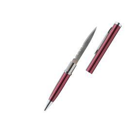 Serrated Pen Knife (Color: gold)